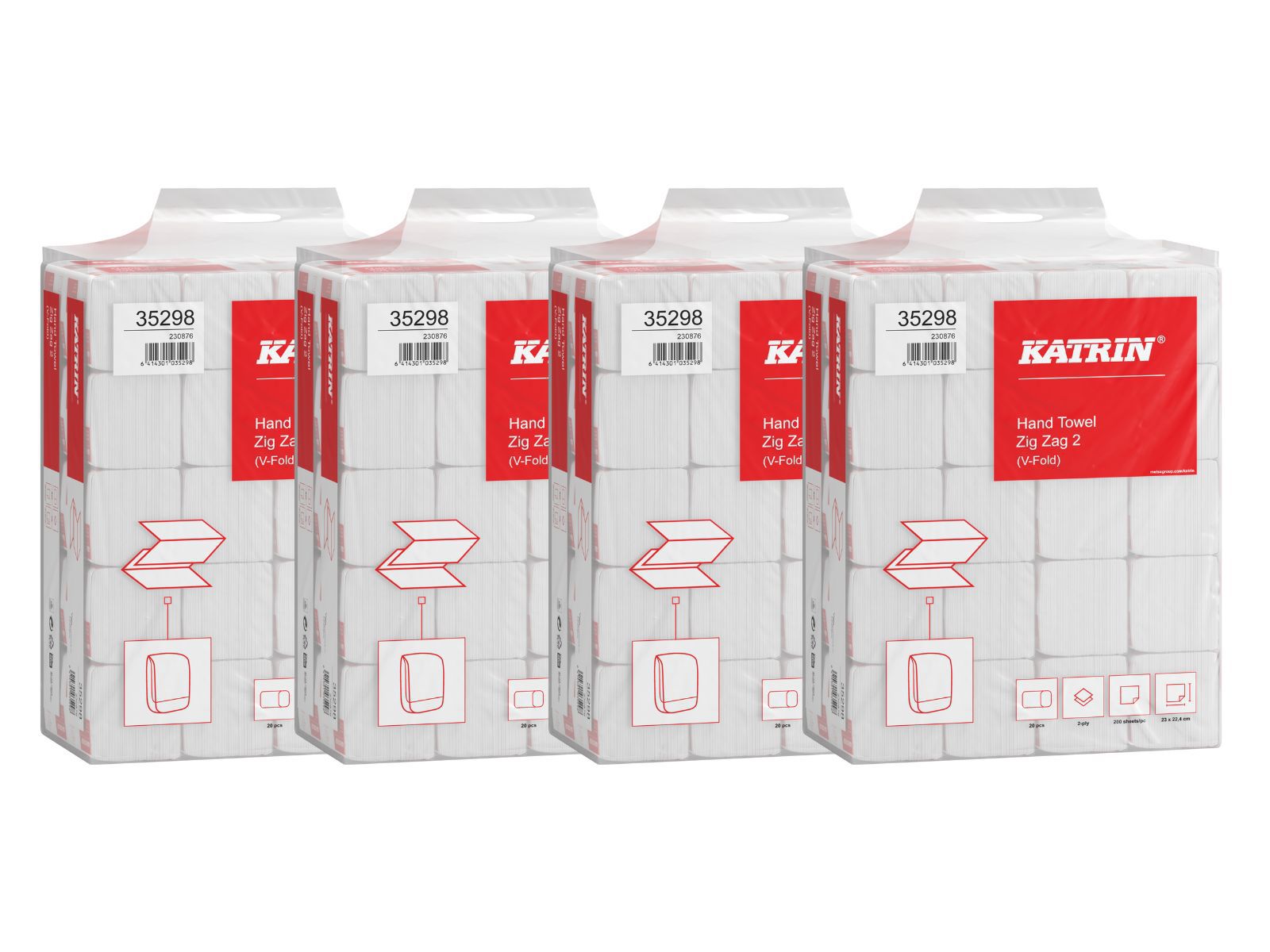 MULTIPACK Ręcznik ZZ KATRIN Classic 35298  4 x karton